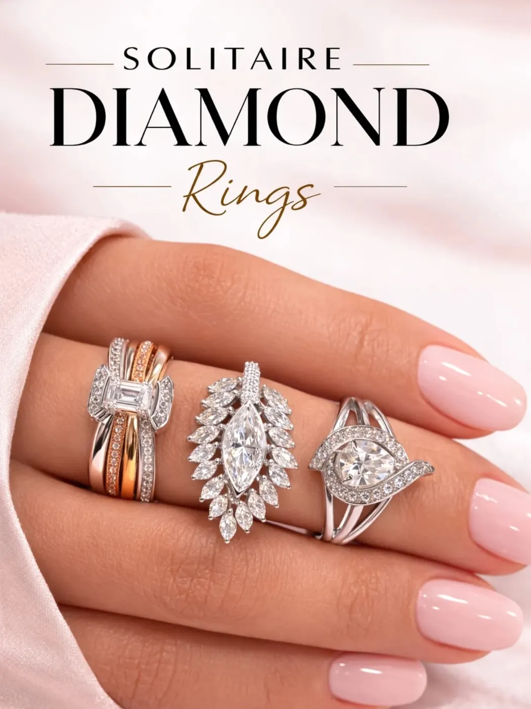 Diamond solitaire rings