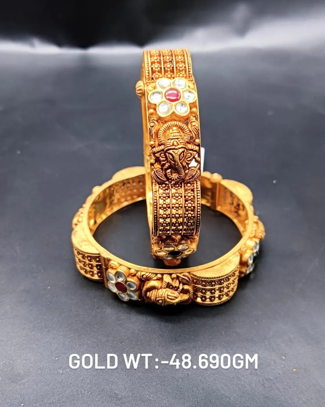 Gold Ganesha kadas